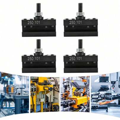 250-101 Quick Change Tool Post Turning & Facing Holder For Lathe 4 PACK NEW UK