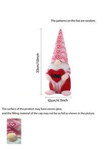 Decoración del Día de San Valentín - Figura decorativa de gnomos de pareja roja para el Día de San Valentín, adecuada para el hogar, interiores, oficina - Regalo del Día de San Valentín - Decoración del Día de San Valentín, regalo para bodas, cumpleaños, fiestas - Regalo romántico del Aniversario del Día de San Valentín - multicolor - Ver 7
