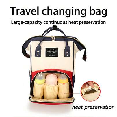 حقيبة ظهر متعددة الوظائف، مناسبة للنساء والرجال، تصاميم بثلاثة ألوان، مقاومة للماء وقوية للاستخدام اليومي، مناسبة للعمل والمدرسة والنادي الرياضي والتنزه الخفيف والسفر في عطلة نهاية الأسبوع، سعة كبيرة يمكن استخدامها كحقيبة حفاضات، مع حجرة معزولة