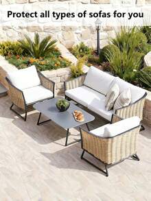 1pc Minimalist Modern Solid Color Milk Silk Elastic Sofa Cushion Cover, Suitable For All Seasons