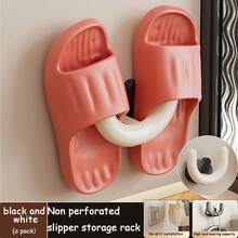 1个壁挂式鞋架 - 无需钻孔，安装简便，防水鞋钩，节省空间的垂直设计，适用于浴室、淋浴间、客厅、卧室，现代风格，多功能实用挂钩 - 彩色 - 查看 15