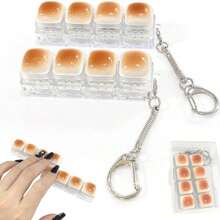1 món đồ chơi giảm căng thẳng hình bàn phím bánh mì caramel - Âm thanh giòn tan, móc khóa đồ chơi giảm lo âu dành cho người lớn, dùng khi làm việc, du lịch, ở nhà - Giảm lo âu và cải thiện khả năng tập trung - Nhiều màu - Xem 1