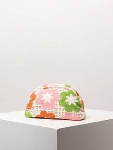 Túi xách cầm tay móc len họa tiết hoa, túi đi biển mùa hè phong cách Bohemian dành cho nữ, vật dụng cần thiết cho du lịch và kỳ nghỉ. - Nhiều màu - Xem 2