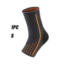 1pc Professional Ankle Support Sleeve, Provides Compression And Wrap For Ankle Joint, High Elasticity And Breathability, Suitable For Sports, Fitness, Running, Hiking, Tennis - Orange - View 9