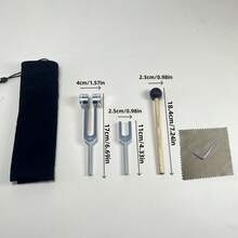 2件套铝制音叉，声频匹配脉轮平衡器，瑜伽练习工具 - 彩色 - 查看 6