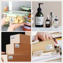 热敏标签纸，4/8卷装。兼容B1、B21和M110标签打印机。尺寸：40 x 30毫米（1.57 x 1.18英寸）。白色替换标签纸，适用于家庭、学校、办公室和小型企业。 - 白色 - 查看 8