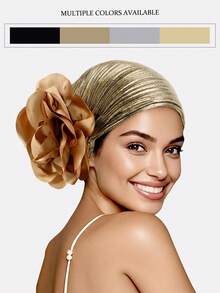 1pc Women's African Print Turban Hat, Suitable For Daily Use - Multicolor - View 12