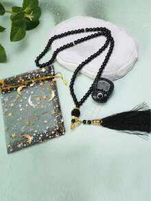 6*99pcs Rhinestone Candy Bag Counter & Pearl Rosary Set Combo - Multicolor - View 11