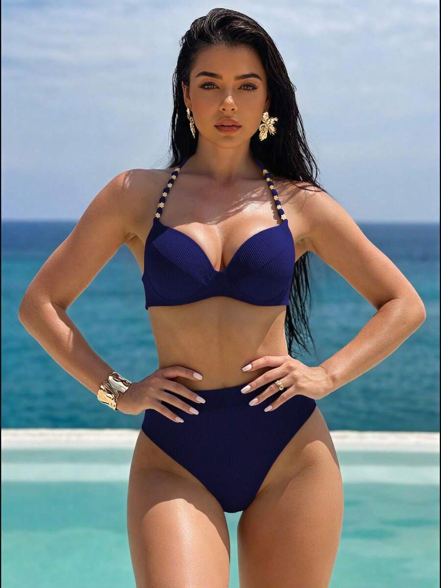 RWX VEST Premium Bikini Set With Sophisticated Design And Perfect Fit 2025 XX395 - Navy Blue - View 1