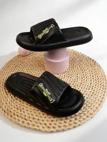 2026 New EVA Couple Lightweight Home Shoes, Durable And Simple EVA Slippers, Unisex Slippers - Black - View 3