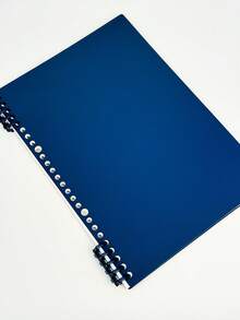A4/B5/A5 Loose Leaf Notebook With 2 Ring Binders - Matte Transparent Cover, Durable PP Binding, Multi-Hole Punched (30/26/20) Suitable For School, Office, Diary, Notebook And Contract Binding - Fits A4/B5/A4 Size, Modern Aesthetic Binder, Back To School Notebook For Kids - Multicolor - View 16