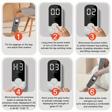 USB Rechargeable Air Compression Leg Massager, 3 Intensity Levels, 3 Heating Modes, Portable Calf Circulation Pressure Massage Device, Muscle Relaxation, Ideal Home Gift - Multicolor - View 6