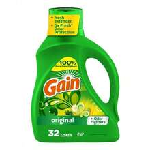 [High Efficiency ]Gain Aroma Boost Original Concentrated Laundry Detergent 46 Fl Oz |     For HE Washing Machines Only |     3 Times Stronger Stain Removal |     12-Week Long-Lasting Fragrance Retention |     Revitalizes Fibers To Remove Yellowing And Enhance Brightness |     Imported From The USA |     99% Stain Removal Rate - 綠色 - 查看 4