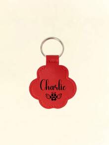 1pc Customized Pet Hair Memorial Keychain, Dog/Cat Hair Memorial Keyring, Personalized Cat Hair Memorial Keychain, Portable Pet Hair Memorial Storage Bag, Dog Hair Storage Keyring, Hot-Stamped Pet Memorial Gift, Pet Hair Capsule Keychain, Customized PU Leather Keychain, Personalized Keyring, Personalized Keychain, Pet Hair Memorial Keychain - Multicolor (Style 2) - View 25