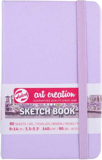 Talens Art Creation Sketchbook 80 Sheets, 13 Cm X 21 Cm, Black