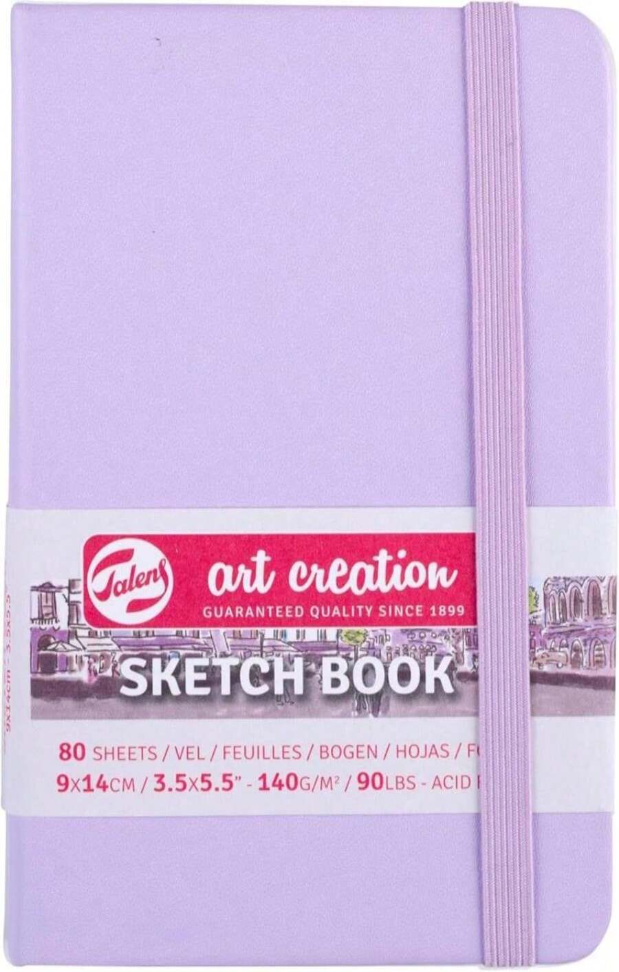 Talens Art Creation Sketchbook 80 Sheets, 13 Cm X 21 Cm, Black - ColorB - 查看 1