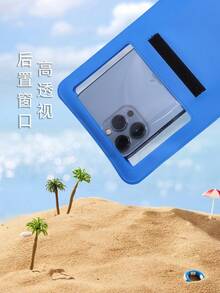 7.5 Inch Dual Compartment Waterproof Phone Pouch, Touch Screen, Outdoor Diving, Delivery, 2 Waterproof Phone Cases, Halter, Storage Bag - Multicolor - View 4