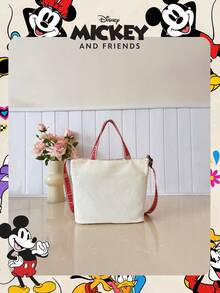 Disney 17.3 Inch Laptop Bag, Quilted Diamond Pattern Design, Water-Resistant One Shoulder Briefcase, Large Capacity Notebook Bag, Suitable For Business And School , Beach Bag - Multicolor - View 12