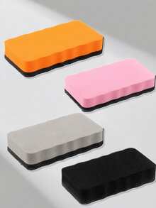 4 cục tẩy bảng trắng từ tính, nhiều màu sắc, thích hợp cho giảng dạy, thuyết trình, đồ dùng học tập, mùa tựu trường. - Nhiều màu - Xem 2