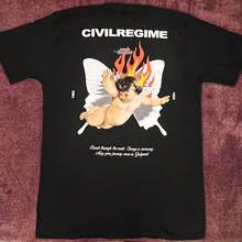Civil Regime Godspeed Angel 199X Black T Shirt Size M - 款式4 - 查看 1