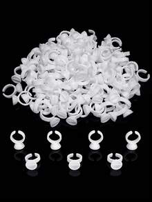 Eyelash Glue Holder, Blooming Flower Eyelash Extension Glue Tray For Makeup Use - Multicolor - View 3