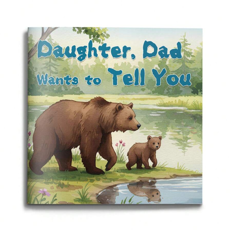 Cuaderno conmemorativo del amor padre-hija, con páginas ilustradas, diseñado para notas personales, mensajes de cariño y reflexiones compartidas, con diseño temático, adecuado para uso en el hogar o antes de dormir - Cartas a los padres - Ver 1