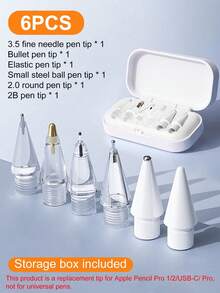 Universal Soft Tip For Apple Pencil 1/2 Pro, Tablet Pen Tip Compatible With Apple Pencil And IPad Pro, Great Gift For Mother, Family, Friends On Birthday, Holiday, Also A Pen Accessory - Multicolor - View 13