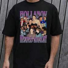 Vintage Hollander Rozanov Hockehirt, Ilya Rozanov Heated Rivalry Tee, Queer Hockey Fan Gift1 - màu đen - Xem 1