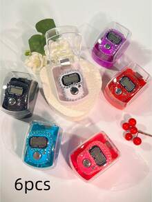 Portable Finger Counter Prayer Beads Box, Multi-Color Options, Suitable For Indoor/Outdoor Counting, Ideal For Counting, Holiday Gifts, Ramadan Daily Prayers, Verse Recitation, Pilgrimage , Suitable For Middle Eastern Religious School Students, Devout Islamic Followers - Multicolor - View 16