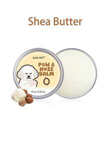 GJYC PET 6号舒缓配方狗狗爪子和鼻子润肤膏 - 修复干燥皲裂的爪子和鼻子 | 蕴含乳木果油和椰子油 | 四季皆宜