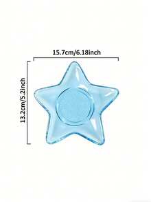 Starfish & Seashell Jewelry Tray - Colorful Ombre Glass Trinket Dish, Elegant Seashell Jewelry Holder, Starfish & Seashell Shaped Ring/Earring/Necklace Storage Box, Portable Bathroom, Nightstand, Vanity Organizer - Ocean Theme Decorative Plate For Necklaces And Earrings, Coastal Bedroom Decor, Women's Holiday Gift (Mother's Day, Valentine's Day), Beach Nautical Theme Jewelry, Smooth Surface