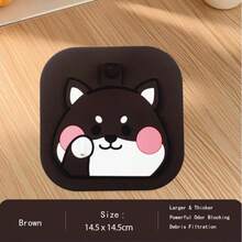 小黄狗二合一浴室地漏盖和硅胶塞——防异味、防堵塞地漏密封圈，适用于淋浴房和水槽 - 彩色 - 查看 12