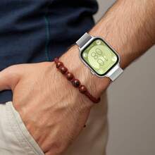 Milanese Loop Strap For Huawei Watch Fit 3/4/4Pro, Stainless Steel Bracelet Strap, Magnetic Strap Accessories For Huawei Watch Series Fit4 4Pro, Fashion Accessories For Male And Female Students - Silver - View 8