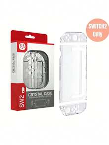 Switch2 Transparent Protective Case Set, Suitable For Switch2 Console And Joy-Con Controllers - Scratch-Resistant Ultra-Thin Protective Cover With Anti-Fingerprint Coating