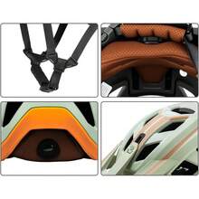 Casco Bicicleta para Adultos Hombre y Mujer - Casco Ligero con Visera Extraíble y 21 Respiraderos, Ajuste 58-61 cm, Ideal para Ciclismo Montaña, Urbano, Scooter y Carreras - Caqui - Ver 9