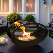 Outdoor Fireplace - Black - View 1