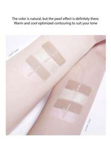 Bbia Last Contour Stick, Smudge-Free, Smooth Application, Water-Resistant, Nose Sculpting, Camera-Ready, Velvet Matte, Mousse Texture, Longwear, No Sharpener, Dual-Ended, Natural Look, Camera Contouring, 1.2g/0.04oz*2 - 01 Warm Detail - View 7