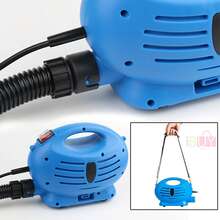 MáQuina EléCtrica De Pintura En Aerosol, Pistola Pulverizadora, Interruptor De Encendido ErgonóMico De Alto Voltaje, Pistola Pulverizadora PortáTil Para Pintura Pesada En Interiores Y Exteriores - Azul - Ver 3