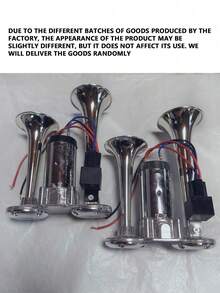 双管一体式摩托车喇叭，双管一体式气螺喇叭，12V/24V汽车喇叭，摩托车及汽车改装喇叭，一体式双管气泵喇叭 - A - 查看 12