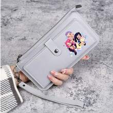 Mattel 1pc Cartoon Witch Hunter Printed Long Slim Wallet Card Holder, Large Capacity Portable High-Value Card Wallet, Random Delivery - Multicolor - View 16