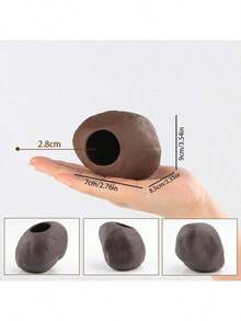 Variety Of Ceramic Fish & Shrimp Tunnel Decorations For Aquarium, Clay Pipe Shrimp Cave, Fish & Shrimp Feeding Tube, Aquarium Decor Hideaway Pipe - A - View 11