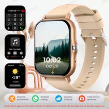新款学生智能手表，具有通话、音乐、健身追踪、天气显示和游戏功能 - 彩色 - 查看 5
