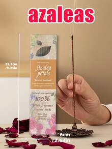 6-Pack, Petal Incense Sticks, Natural Petal Incense Sticks, Pure Natural, Agarwood Aromatherapy, Long-Lasting Burning, Home Incense, Indoor, Air Purifying, Buddhist Altar, Yoga, Spa, Meditation, Study. - Quality Petal Incense Sticks - View 11