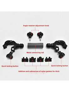 Multi-Functional Fishing Chair Stand, Can Be Used As Umbrella Stand, Fishing Rod Stand, Bait Tray Stand, Camping Umbrella Stand, Etc. Fishing Umbrella Stand, Camping Umbrella Connector - Multicolor - View 5