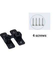 1 cái khóa cửa an ninh chịu lực cao, khóa chốt an toàn cấp thương mại/dân dụng với tính năng chống cạy phá, chốt trượt điều chỉnh 90°/180°, bao gồm ốc vít, vận hành bằng tay, cấu trúc chắc chắn được gia cố, thích hợp cho phòng tắm và nhà ở. - Nhiều màu - Xem 15