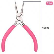 1pc Round Concave Pliers Wire Looping Pliers Precision Pliers Wire Bending Tools,Pliers Of Various Styles And Uses,Rustproof For DIY Jewelry Making Hobby Hand Tool - Pink - View 13