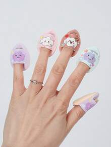 10-30-50-100个装化妆海绵，带气垫，不含乳胶，适用于粉底，适合所有肤质 - 彩色 - 查看 4