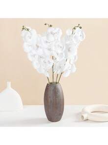 1/10PCS Artificial Orchid Branch, Realistic Butterfly Orchid Branch, Classic Style Artificial Orchid Ornament, Decorative Silk Orchid, Artificial Flower Branch, Suitable For Living Room Home Decoration, Valentine's Day Decoration, Mother's Day Decoration, Spring Decoration, Gifts For Women, Hotel And Wedding Floral Arrangement, Wedding. - Multicolor - View 5