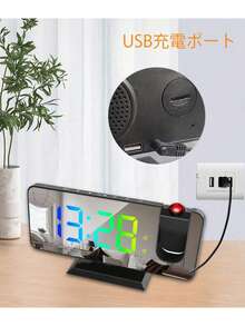 Projection Clock - черен - Преглед 6