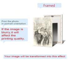 1pc Personalized Sisters Portrait Painting - Multiple Styles Available, Custom Sisters Birthday Gift, Mother's Day Gift, Sisters Prints, Women's Gift, Custom Portrait - Multicolor - View 100